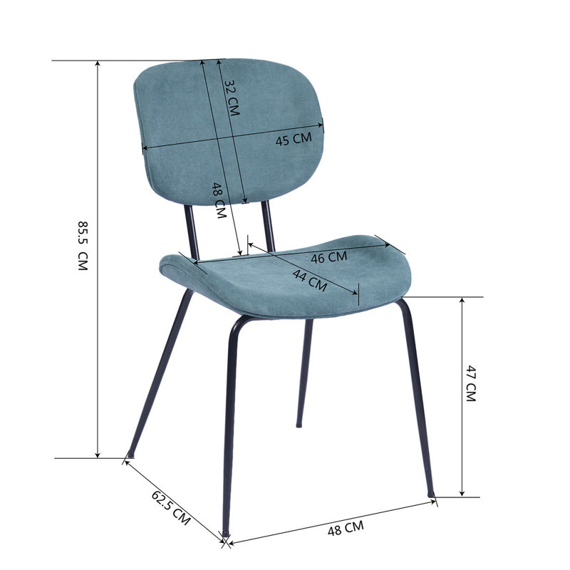 Chellsey Upholstered Chair, Green
