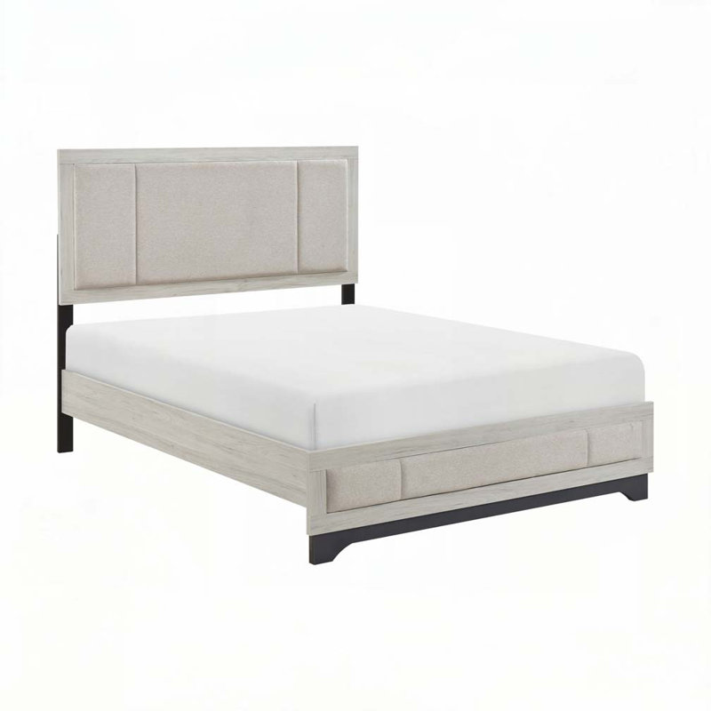 Upholstered Platform Bed, King