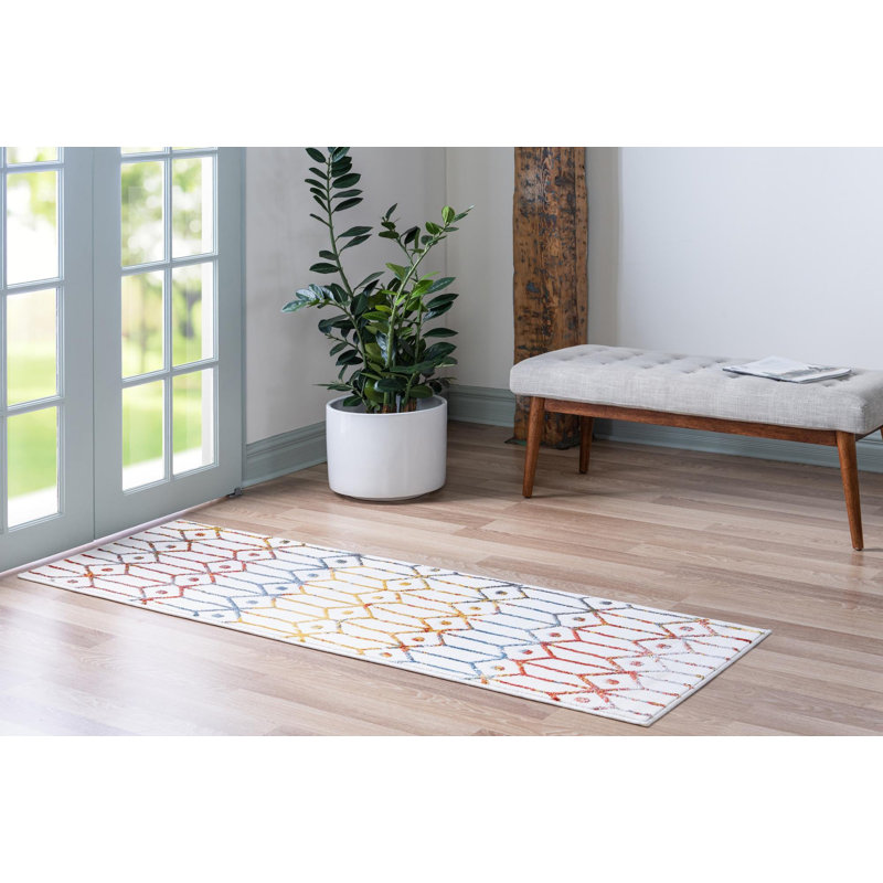 Eshin Abstract Indoor Rug, Runner 2'11" x 19'8"