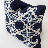 Intertwined Navy Lounge Cushion 55 X 55Cm