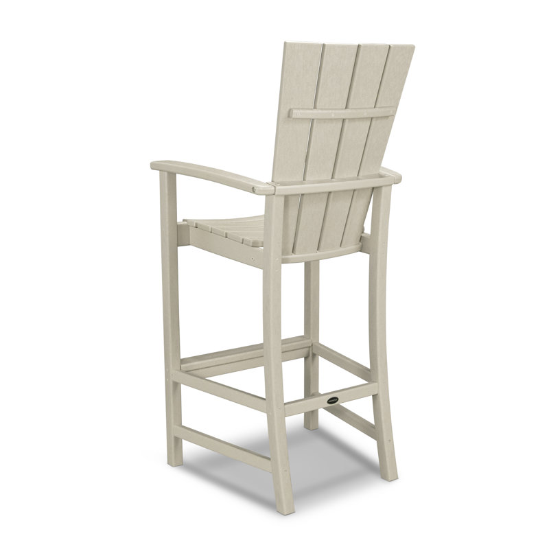 POLYWOOD Quattro Adirondack Bar Chair, Sand