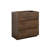 Floor Cabinet - Walnut, 3, Without Basin, Modern Elegance, Smooth Move Walnut Color Storage Max-135646914-135646913
