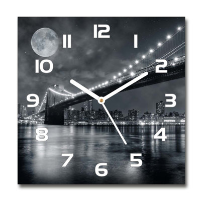 Joselene Glass Wall Clock