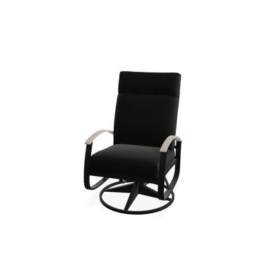 Chaise de patio pivotante avec coussins Askar