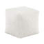 Pouf carré en fausse fourrure, jeton de sol antidérapant, avec fermeture à glissière, capacité de poids de 300 lb avec couche inférieure,