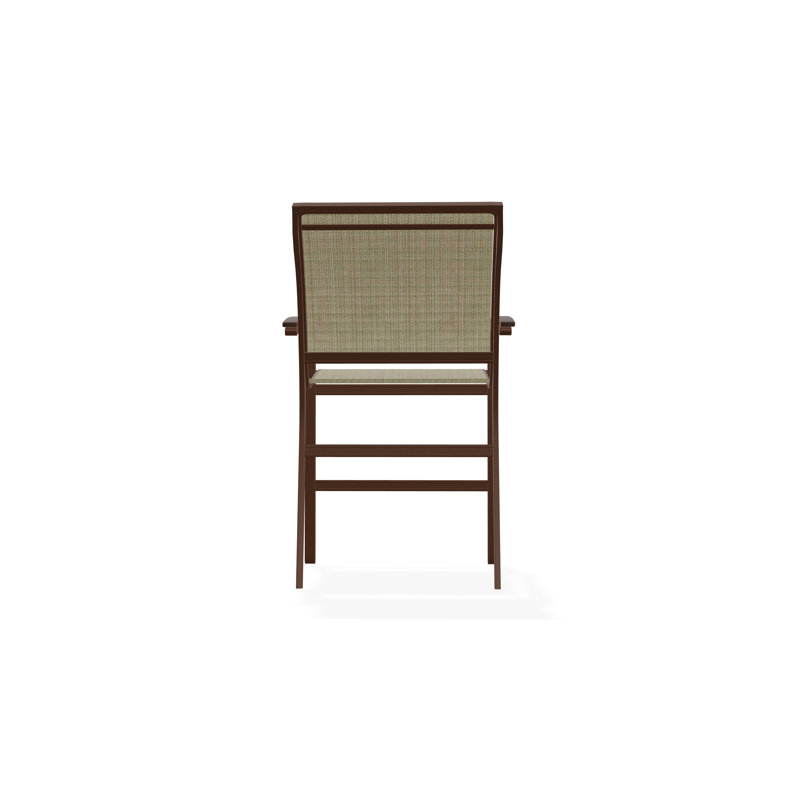 Chaise de café empilable en aluminium Bazza, Kona, Pierre Elevation