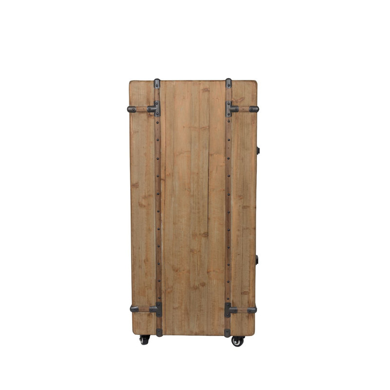 Lico Solid Wood Bar Cabinet