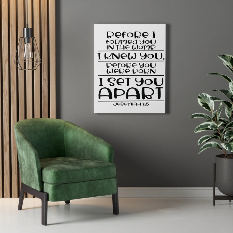 Set You Apart - Wrapped Canvas Print, 61cm H x 46cm W