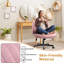 Chaise de travail pivotante en tissu Caelie-105049652