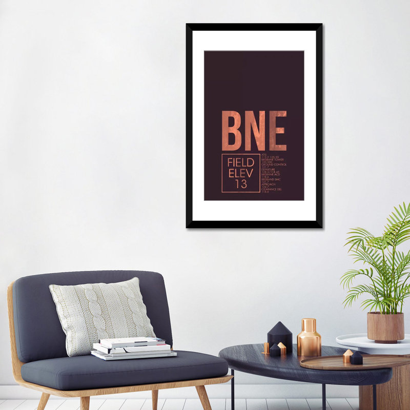 « bne air traffic contrôle, brisbane » par 08, reproduction d’impression sur toile, H 32 po x l 24 po x P 1 po, Blanc