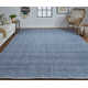 Fleurette Handmade Blue Rug