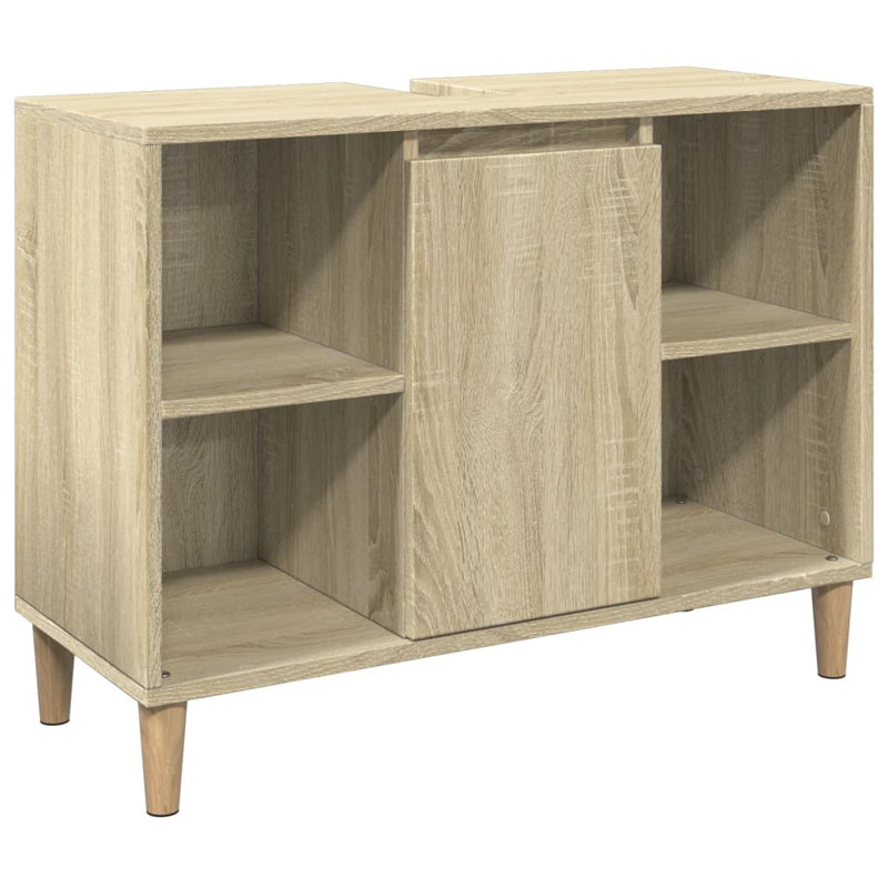 Ruenell Bathroom Cabinet, Sonoma Oak