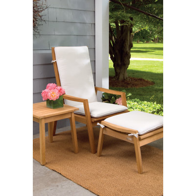 Myler Solid Wood Outdoor Lounge Chair