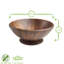 T&G Wood Serving Bowl