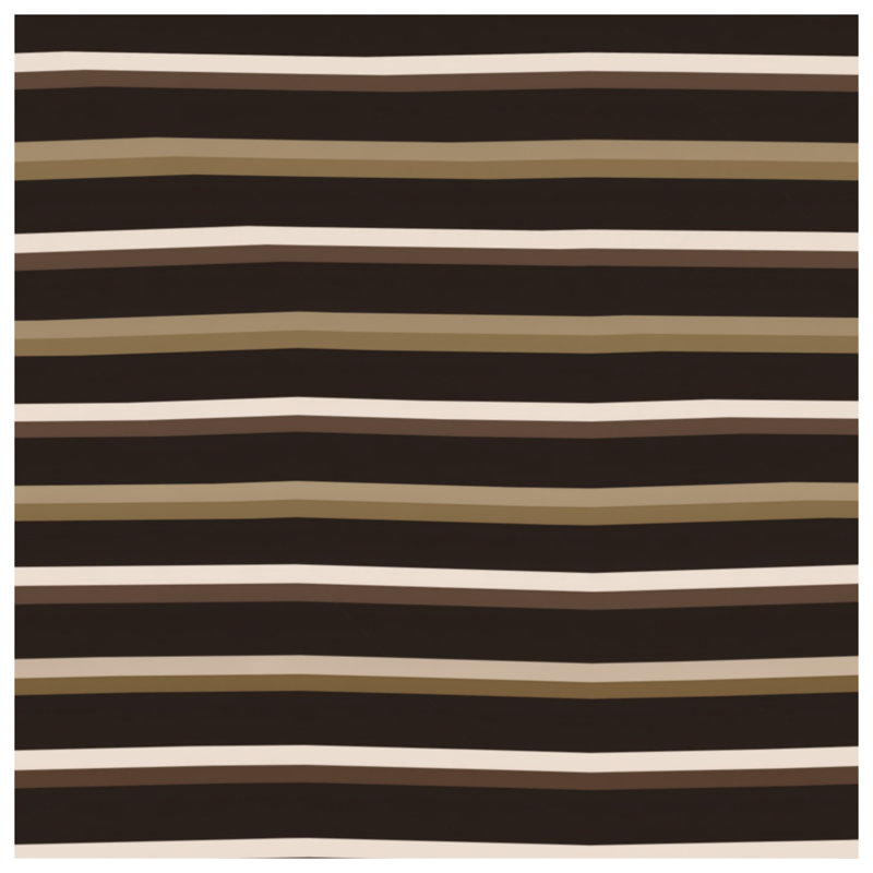 Toile brune à rayures sur toile brune - motif mural en plusieurs tailles, 20 x 24 inches