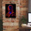 Art mural sur toile Winston Porter «Neon Mona Lisa» par Momart-466566108