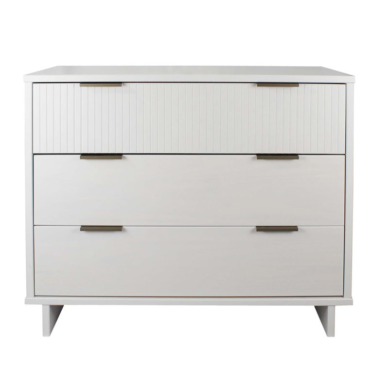 Commode 38 "en blanc Granville (3 tiroirs), Blanc