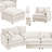 102" L-Shaped Modular Sectional Sofa with Movable Ottoman, 3-Seater Cloud Couch with Chenille Fabric & High-Resiliency Foam, DIY Combination, Easy Assembly Required-588357141