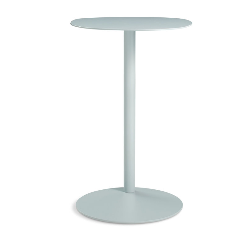 Swole Single End Table, 25" H x 20" W x 15" D, White