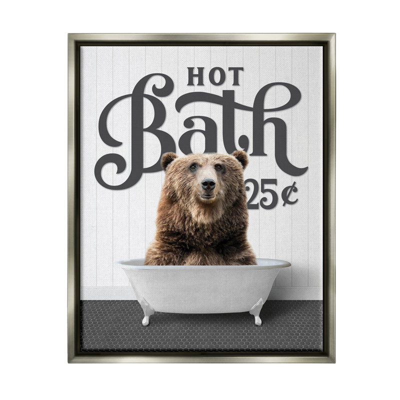 Art mural en toile flottante Latitude Run® par Beared, H 21 po x l 17 po x P 1,7 po, Cadre flottant gris lustré