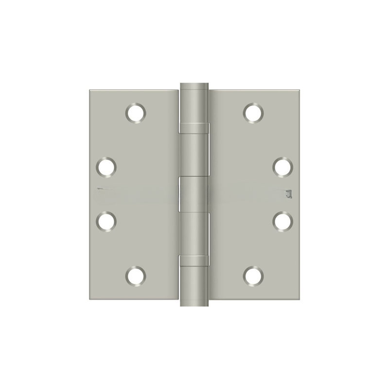 102'' x 102'' Steel Butt Bearing Hinge, Brushed Nickel