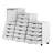 Halifax 3-pc Multi-drawer Storage Cabinet Set