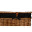 Fleur De Lis Wicker Storage Hamper Basket with Lining-1900351363