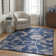 Tapis bleu marine Majoros