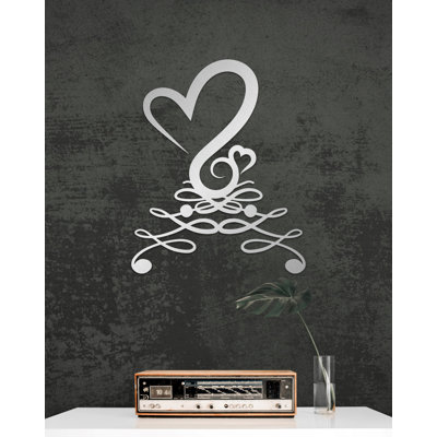Décoration murale en métal Love & Infinity, cadeau de pendaison de crémaillère