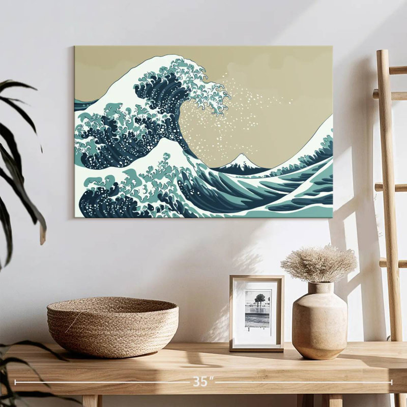 Gillard Japanese Great Wave, 16" H x 24" W