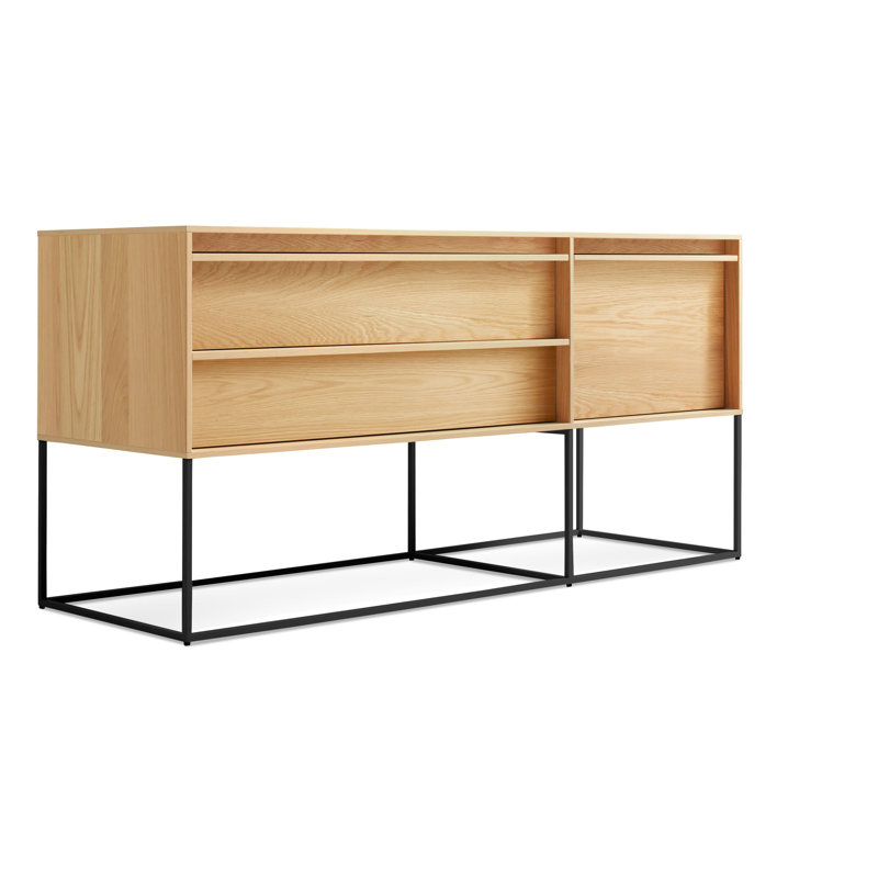 Rule 58'' W Console Table, White Oak