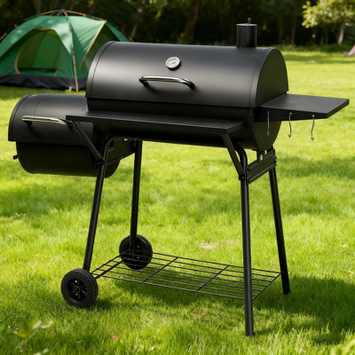 Spacious Outdoor Charcoal Grill - Ideal For Patio Parties, Family Gatherings & Weekend Bbqs