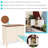 Ashaun Mid-Century 2-Door Accent Cabinet with Shelves - Latte-80556641