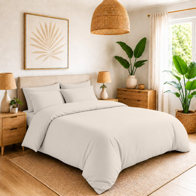 Microfiber Solid Colour Duvet Cover Set