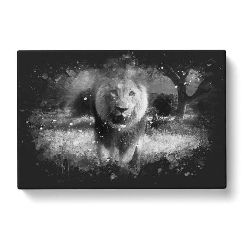 Lion Vol.5 - Wrapped Canvas, 60cm H x 91cm W x 3cm D