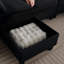 Canapé modulaire en chenille noir de 85 pouces, canapé en L en forme de L avec repose-pieds de rangement, combinaison de bricolage pour le salon-249584270
