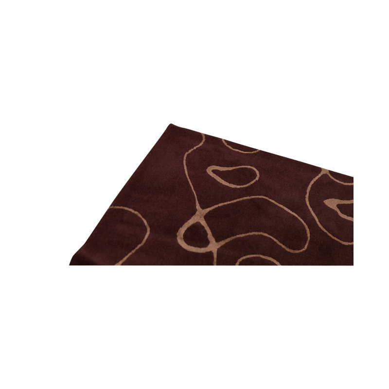 Tapis rouge noué à la main de haute qualité