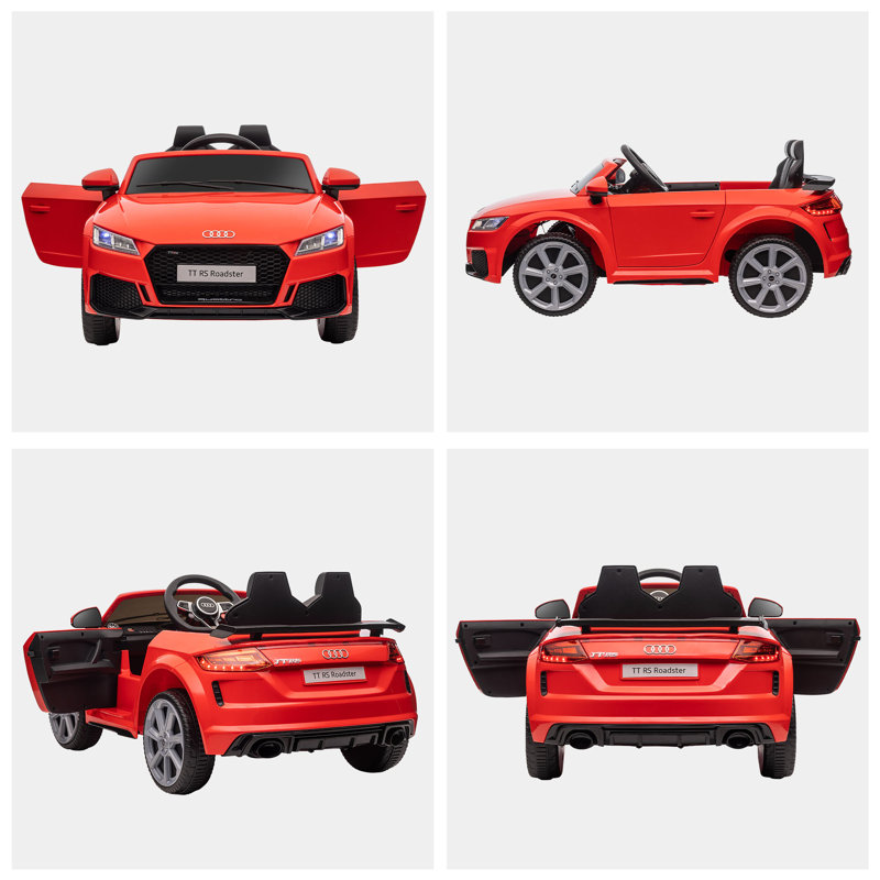 Gregoire Isabelle & Max 12V 1 Seater All-Terrain Vehicles Battery Powered Ride On with Remote Control, Red