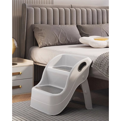Escalier pliable pour animaux en plastique
