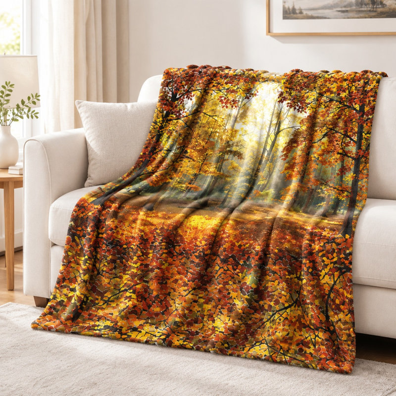 Jeté en flanelle Cozy, L 60 po x l 50 po