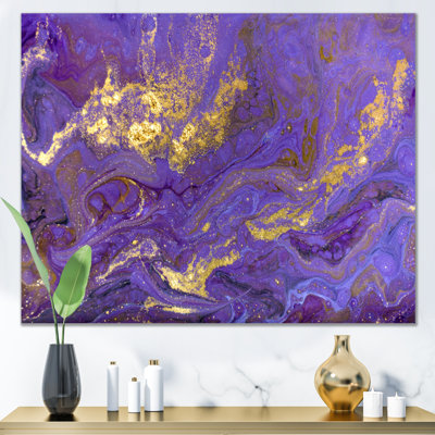 Marbré texture ondulée I - reproduction d'art sur toile