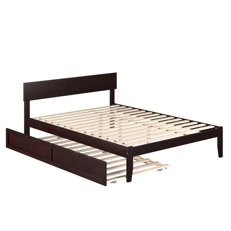 Farrah Kids Twin Platform with Trundle, Queen, Espresso