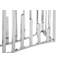 150cm Glass Top Console Table