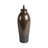 Tall Cylindrical Stoneware Jar with Lid and Tapered Silhouette Featuring Modern Transitional Style and Smooth Textured Surface for Decorative Display and Versatile Shelf or Console Arrangements-1251489044-1251489046