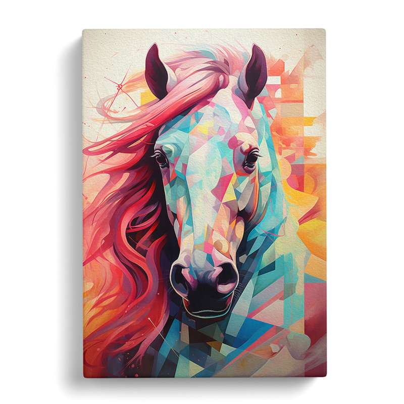 Pony Geometric No.2 - Print, 60cm H x 40cm W x 3cm D