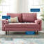 Causeuse en velours Valor Performance-808920780