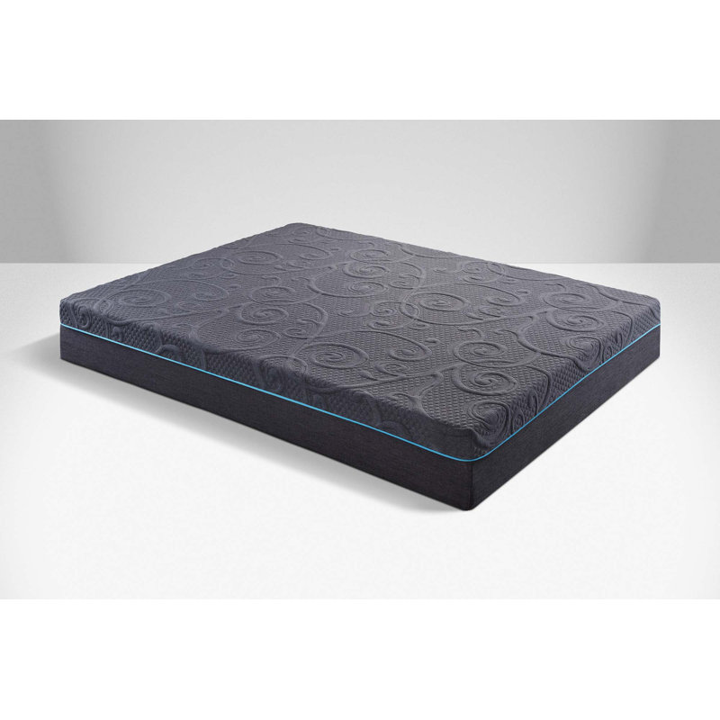 Matelas de lit hybride en mousse viscoélastique imprégnée de gel dans une boîte