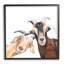 «Happy Goat», souriant, giclée par Diane Fifer