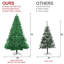 Arbre de Noël artificiel pin 7 pi