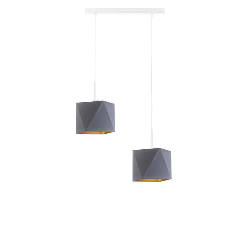 Robby 2 - Light Kitchen Island Pendant, Matte White, Grey